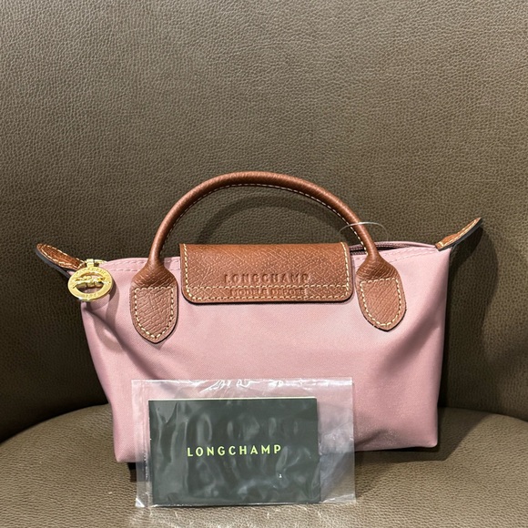 NEW LONGCHAMP Le Pliage Recycled Nylon Canvas Cosmetics Case